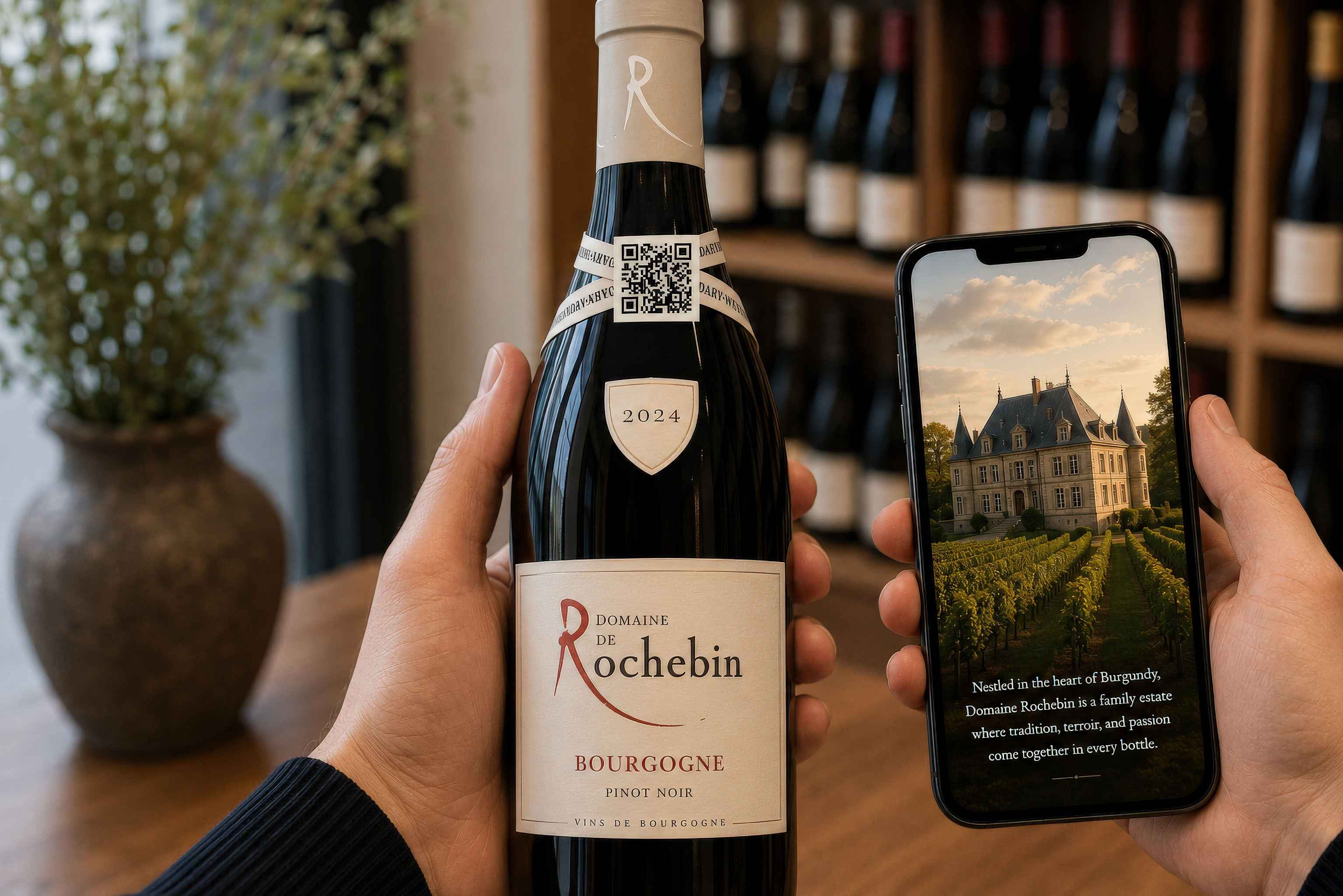 Scan, en ken het verhaal achter de fles.