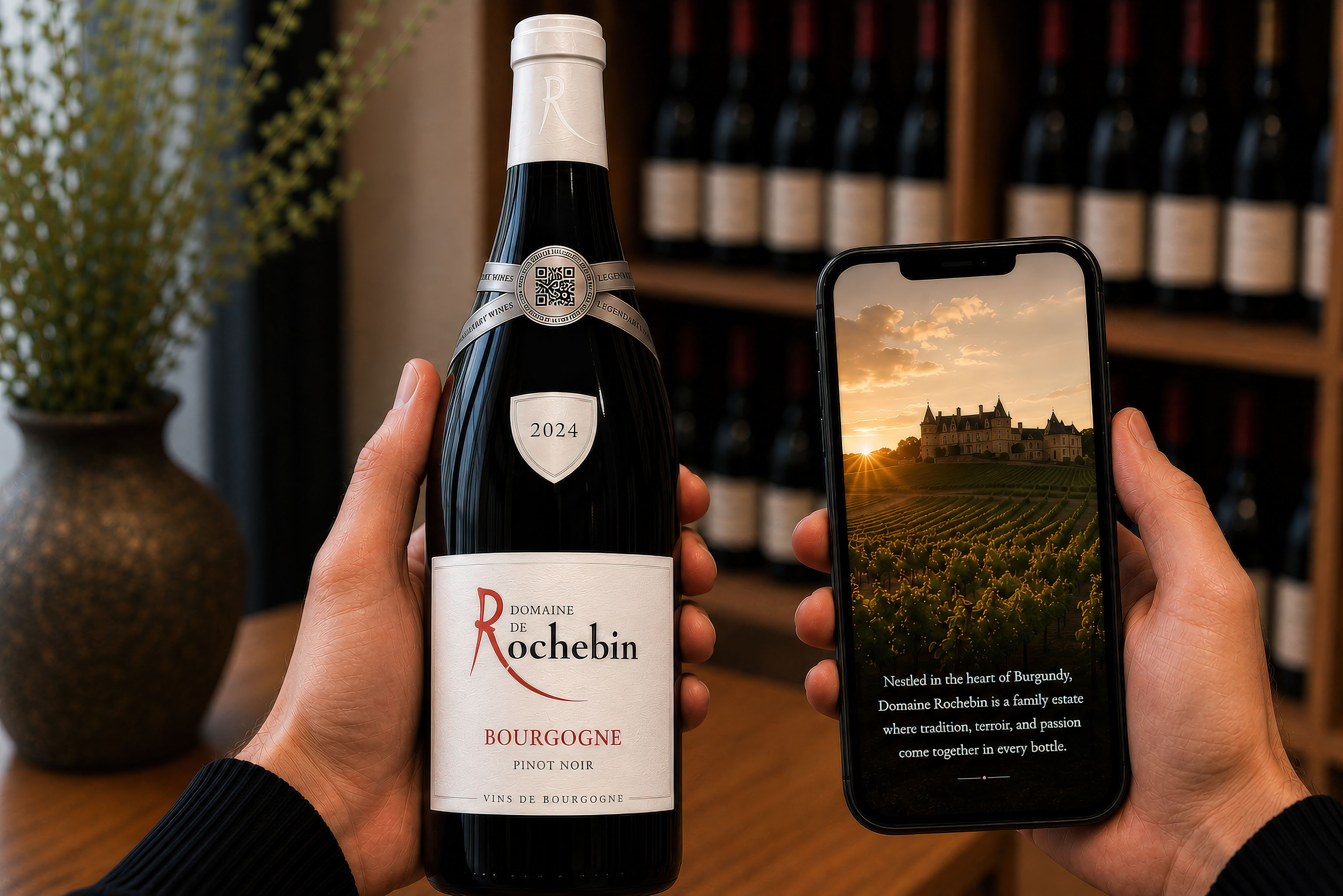 Scan, en ken het verhaal achter de fles.
